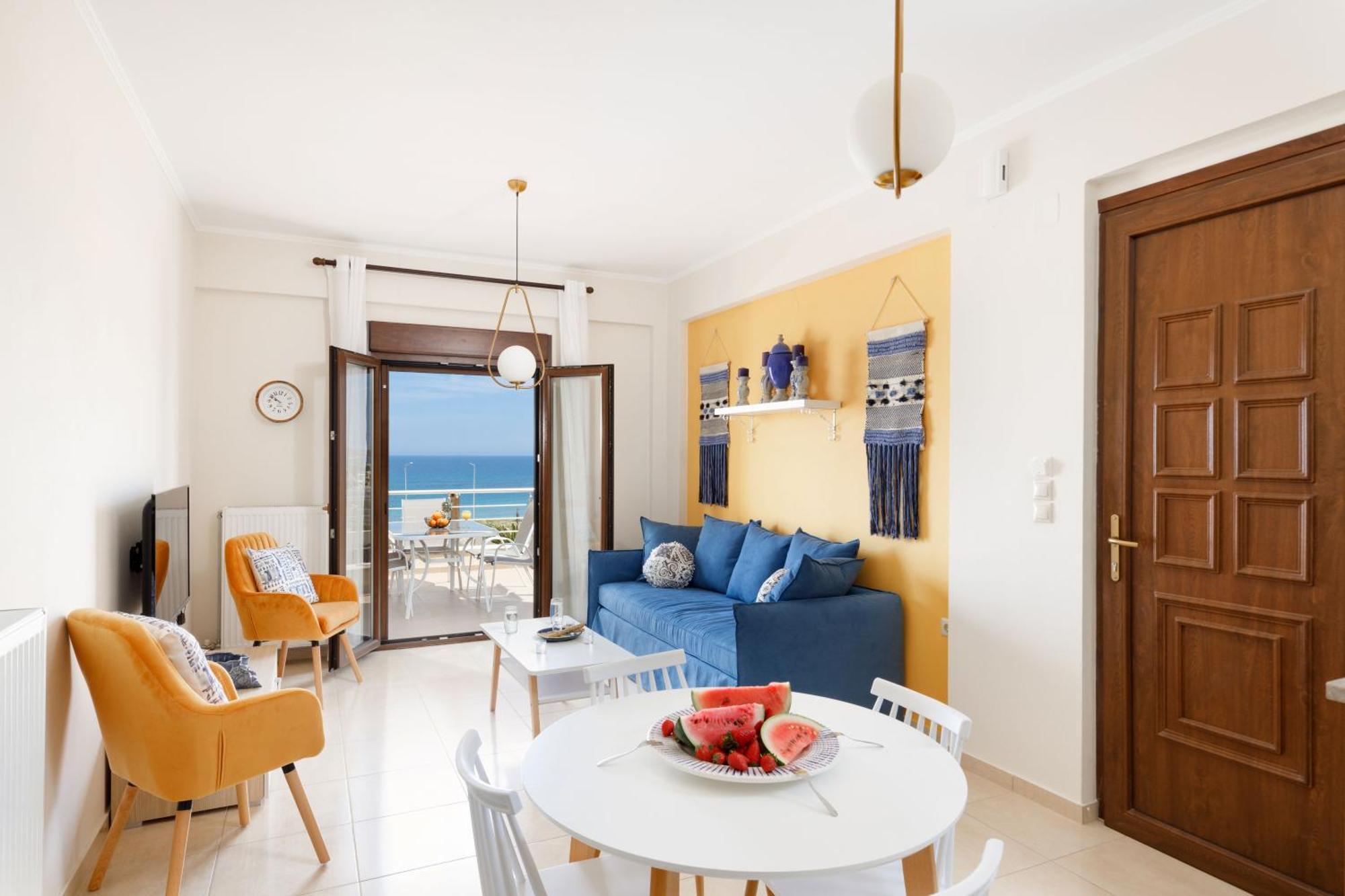 "Peach" - Sea View Maisonette By Sky Hill Resorts Pangalochori Buitenkant foto