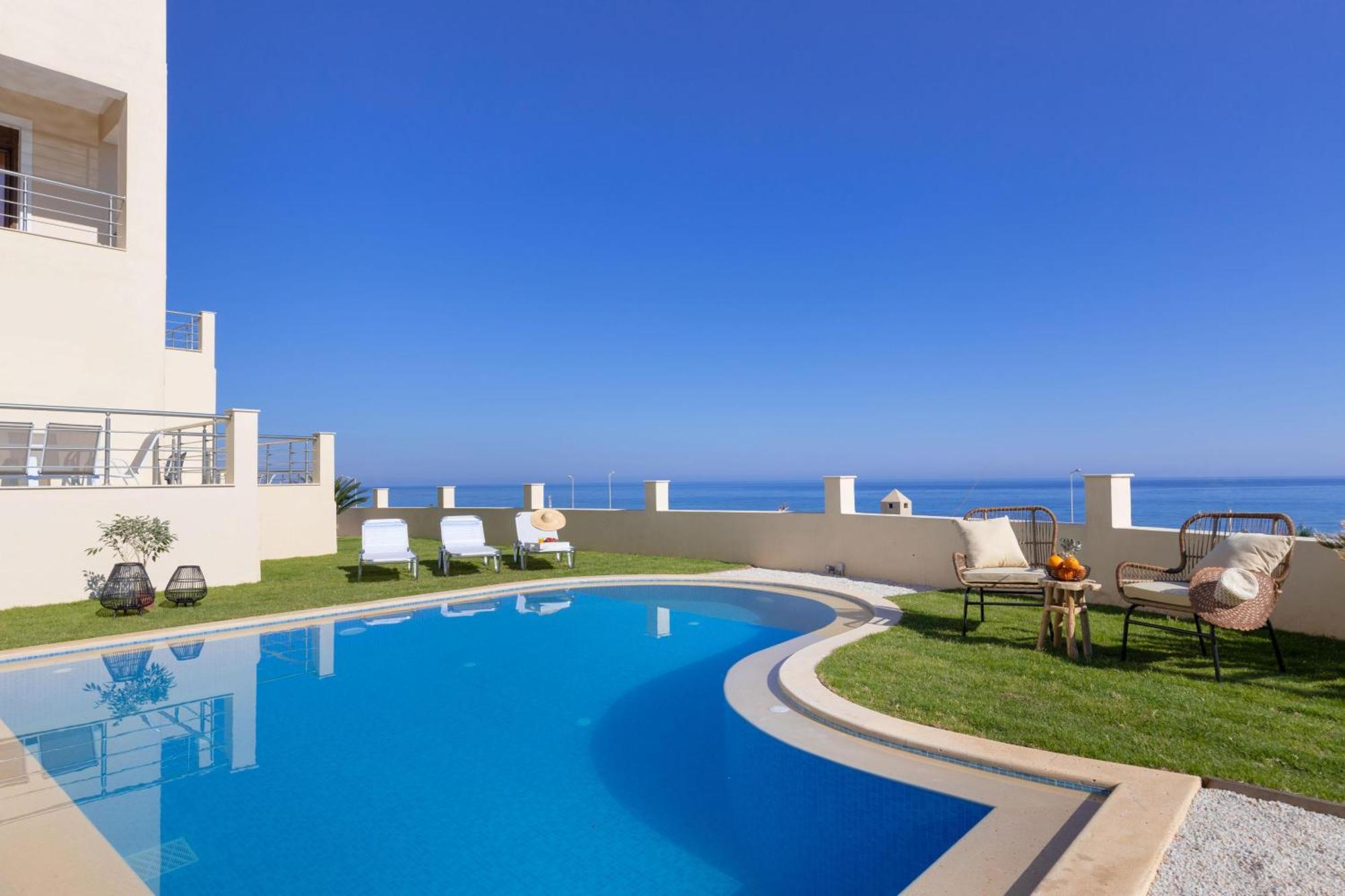 "Peach" - Sea View Maisonette By Sky Hill Resorts Pangalochori Buitenkant foto