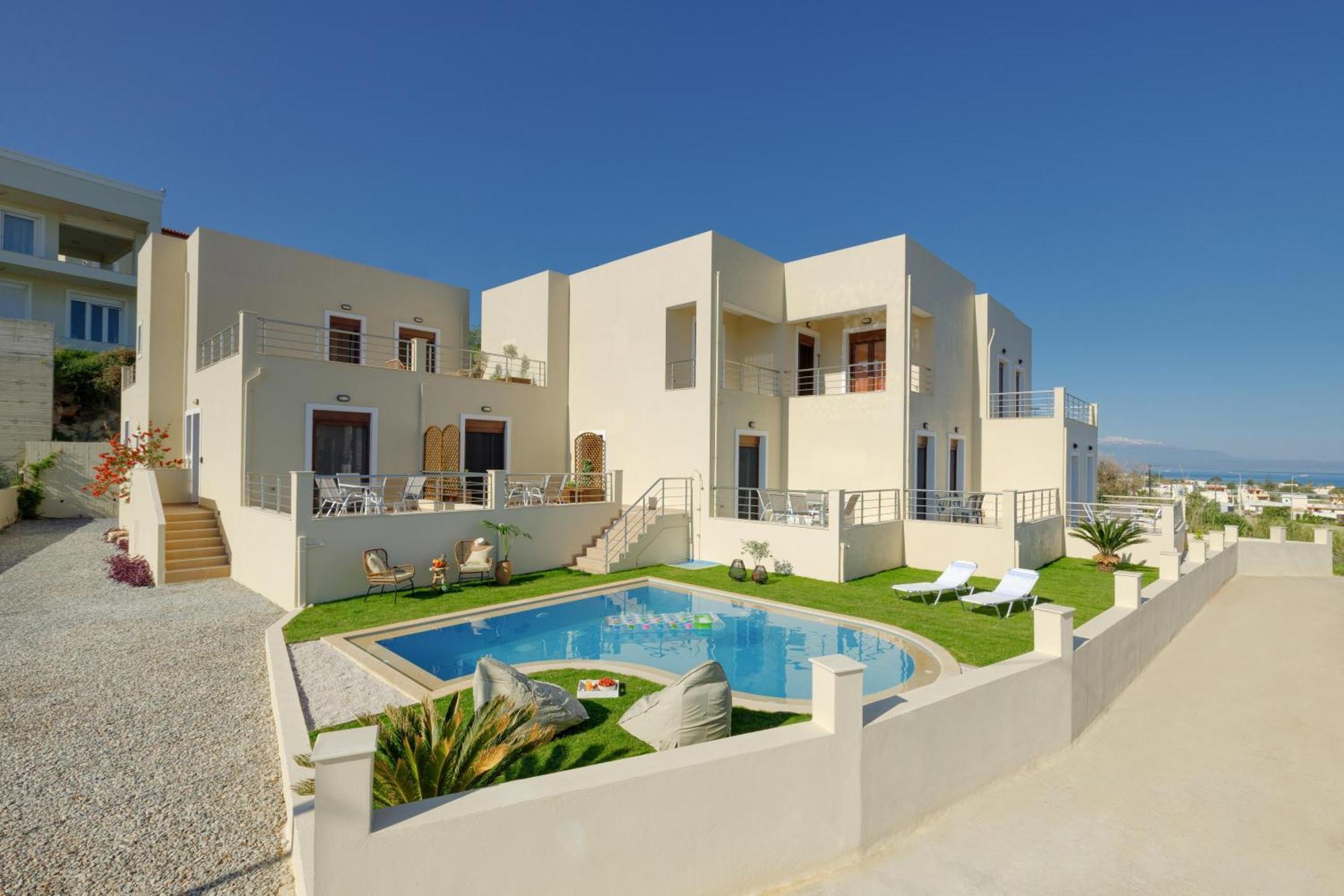 "Peach" - Sea View Maisonette By Sky Hill Resorts Pangalochori Buitenkant foto