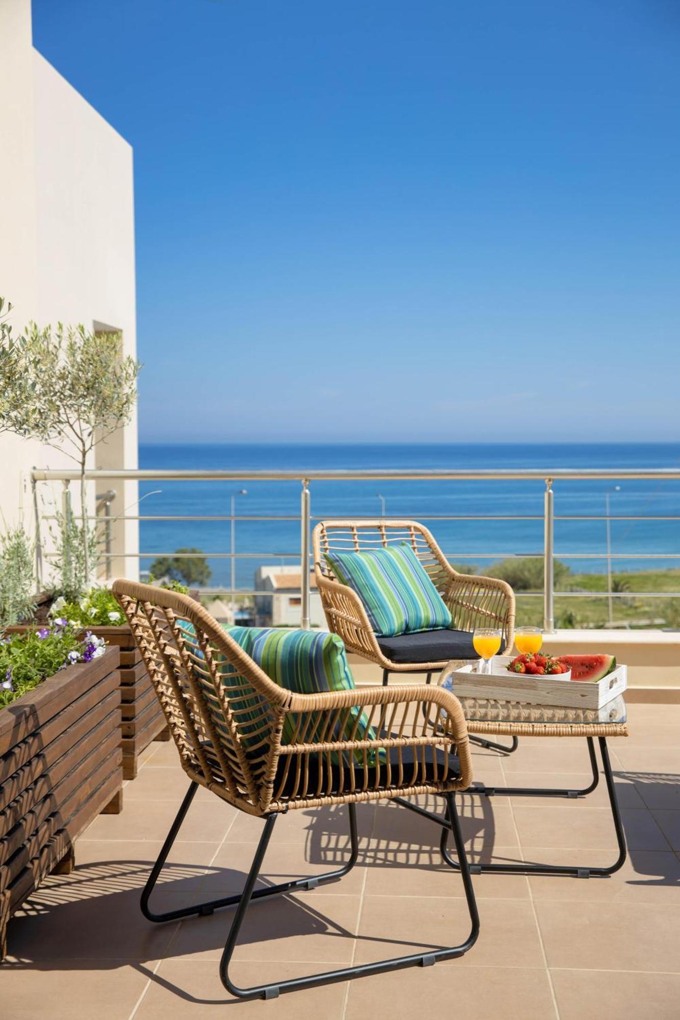 "Peach" - Sea View Maisonette By Sky Hill Resorts Pangalochori Buitenkant foto